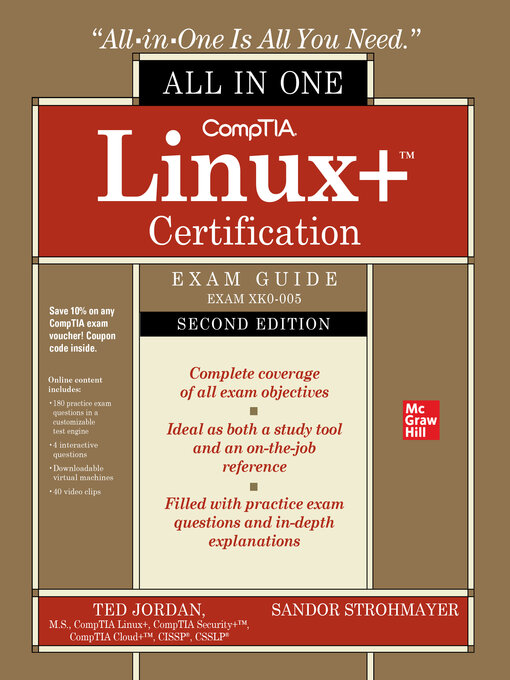 Title details for CompTIA Linux+ Certification All-in-One Exam Guide (Exam XK0-005) by Ted Jordan - Available